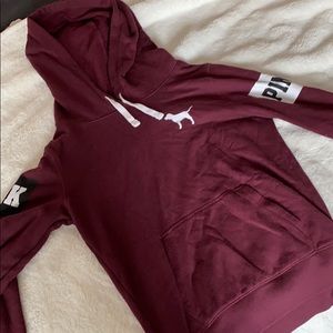 Burgundy PINK Hoodie